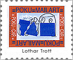 mail art project- Schegge d'arte - Lothar Trott