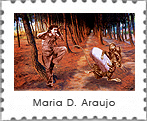 mail art project- Schegge d'arte - Maria D. Araujo