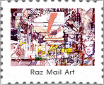 mail art project- Schegge d'arte - Raz Mail Art
