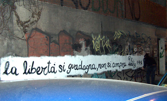 la libertà si guadagna, non si compra - 10.06 @ Milano